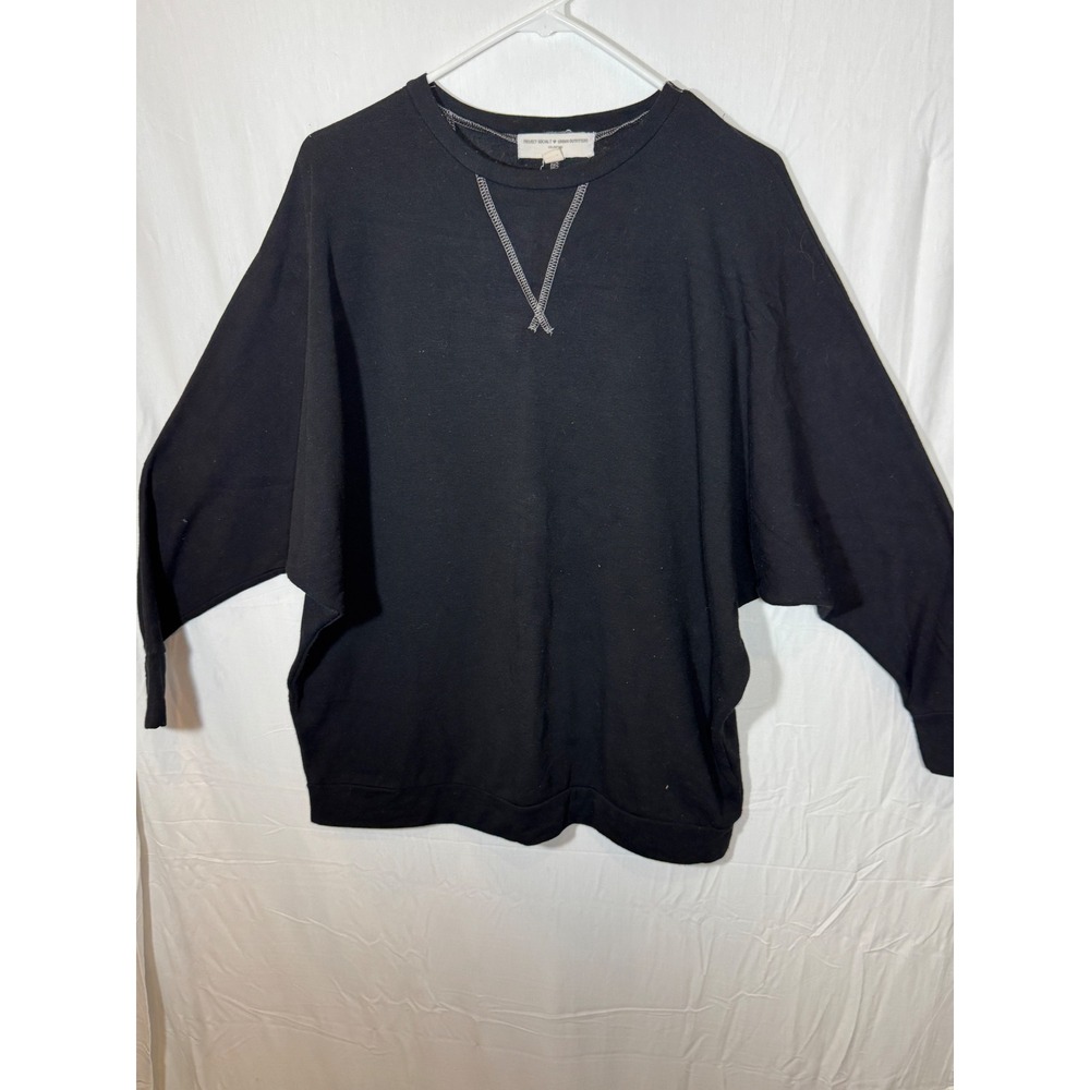 Project Social T Urban Outfitters Black Dolman Sleeve‎ Sweatshirt Top Small